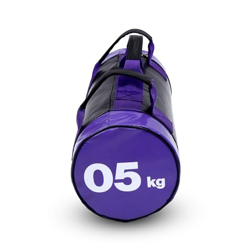 Image of COUGAR 5kg Strength Bag for Core Workout - Heavy Duty Vinyl Weighted Power Bag with Reinforced Nylon Handles - High Density Filled Fitness Sandbag for Crossfit, Squats & Strength Training