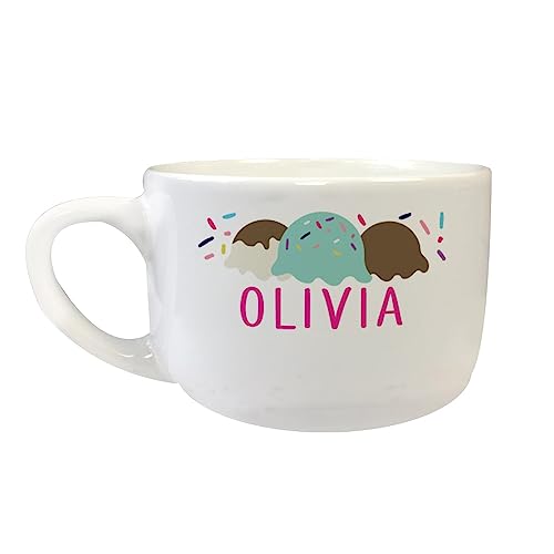 GiftsForYouNow Personalized Scoop Ice Cream Bowl, 24oz.