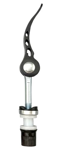 DAZISEN Abrazadera Sillin Bicicleta - Palanca de Liberación Rápida de Brochetas para Accesorios de Bicicleta de Montaña,Negro (1 Piezas),60 * 65mm