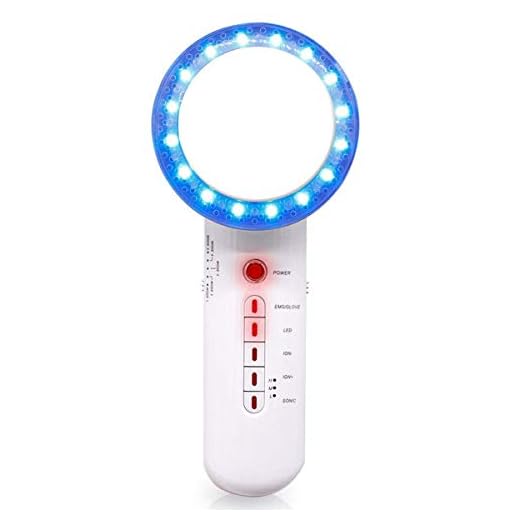 Máquina para dar forma al cuerpo, Quemador de grasa Pérdida de peso del vientre Eliminación de grasa Masajeador Ultrasónico EMS LED ION Dispositivo Reafirmante