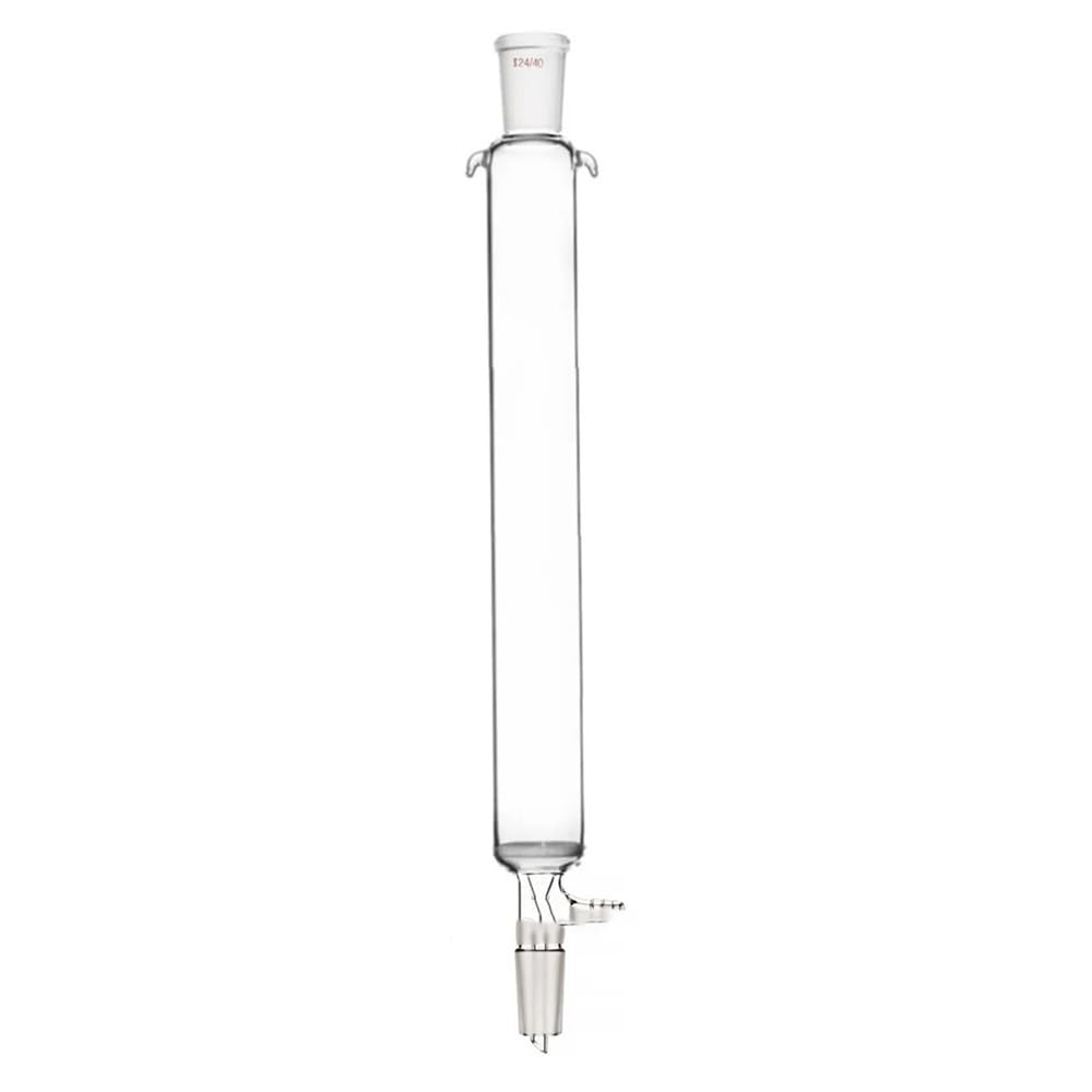 Urządzenia i wyposażenie laboratoryjne 250 ml 24/40 30 cm szklana kolumna chromatograficzna OD = 35 mm odsysanie próżniowe (N4 Coarse Filter)