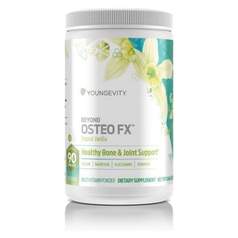 Youngevity Beyond Osteo FX - Tropical Vanilla | Healthy Bone & Joint Support | Multi-Vitamin Powder | 30 Servings (1 Canister) Cover