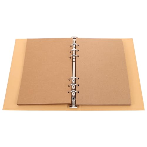 IMIKEYA Album Fotografico Vuoto A5 in Carta Kraft con 30 Pagine Interne per Coppie, Libro di Scrapbooking Fai da Te per Anniversario, Regalo Laurea e Compleanno, Album di Ritagli D'amore