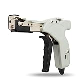 OFFO Metal Zip Tie Cutter, Adjustable Tightening Force Stainless Steel Automatic Cable Tie Cutter Tightening Tool for Stainless Steel Tie Wrap with Free Zip Tie Release Tool, One-handed Mode