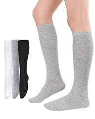 3 Pairs Black White Grey