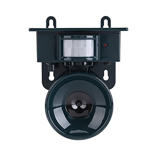 fpengfashion Máquina de Animales Repelente ultrasónico Sensor de Movimiento Solar Dewormer de jardín Perro Gato Repelente ultrasónico de Aves Cover
