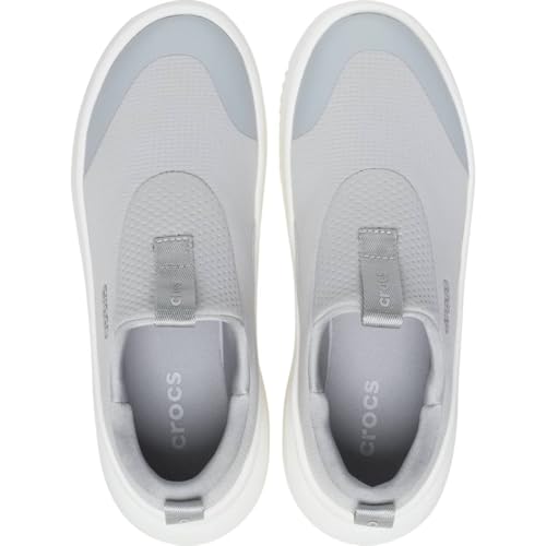 Image of Crocs Unisex-Adult Mellow Ease, Recovery Slip On Shoes for Men and Women, Atmosphere /White, 15 Men /17 Women