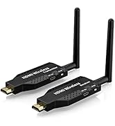 eppfun CS200 Pro 長距離50m ワイヤレスHDMI 送信機と受信機 4K、1080P HD無線HDMIトランスミッター レシーバー 安定転送距離 映像音声同期出力、 ノートパソコ...