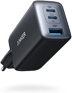 Anker Ładowarka USB C (Nano II 65W) Pod 3-portowa ładowarka PPS, kompaktowy zasilacz USB-C do MacBook Pro, iPad Pro, Steam Deck, Galaxy S20, Dell XPS 13, Note 20/10+, iPhone 15, Pixel