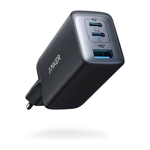 Anker USB C Ladegerät (Nano II 65W) USB-C 65W Pod 3-Port PPS Schnellladegerät, Kompaktes USB-C Netzteil für MacBook Pro/Air, iPad Pro, Steam Deck, Galaxy S22, Dell XPS 13, Note 20, iPhone 13, Pixel Cover