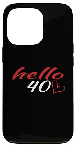 Hello 40th Birthday n[g 킢 a  X}zP[X iPhone 13 Pro p