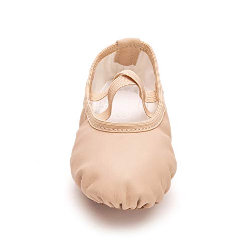 RoseMoli Ballet Shoes for Girls/Toddlers/Kids/Women, Leather Yoga Shoes/Ballet Slippers for Dancing2
