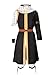 DAZCOS US Size Men's Anime Cosplay Halloween Costume With Scarf Wrister (Medium)