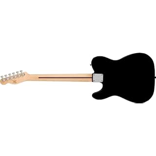 Squier Sonic Telecaster MN Black – Guitare Électrique - Les Beatles, Paul McCartney, John Lennon, RIngo Starr, George Harrison Squier Sonic Telecaster MN Black - Guitare Électrique – Image 2
