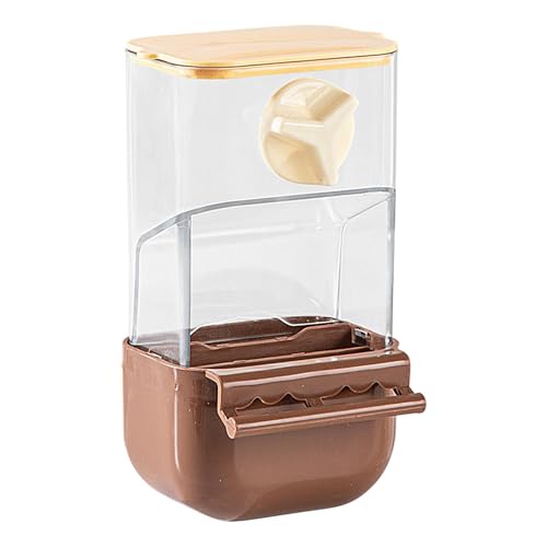 Distributore Automatico di Cibo per Uccelli - Mangiatoia Pappagalli per Gabbia, Contenitore per Alimenti | Grande Capacità, Anti-Spreco, Dosatore per Pappagallini, Canarini e Uccelli Esotici