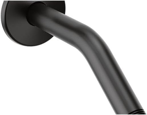 Matte Black Shower Arm - Matte Black, Mfr: S134BL-A