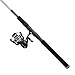 PENN 10’ Pursuit IV 2-Piece Fishing Rod and Reel (Size 4000) Surf Spinning Combos, 10’, 2 Graphite Composite Fishing Rod with 5 Reel, Durable and Lightweight, Black/Silver