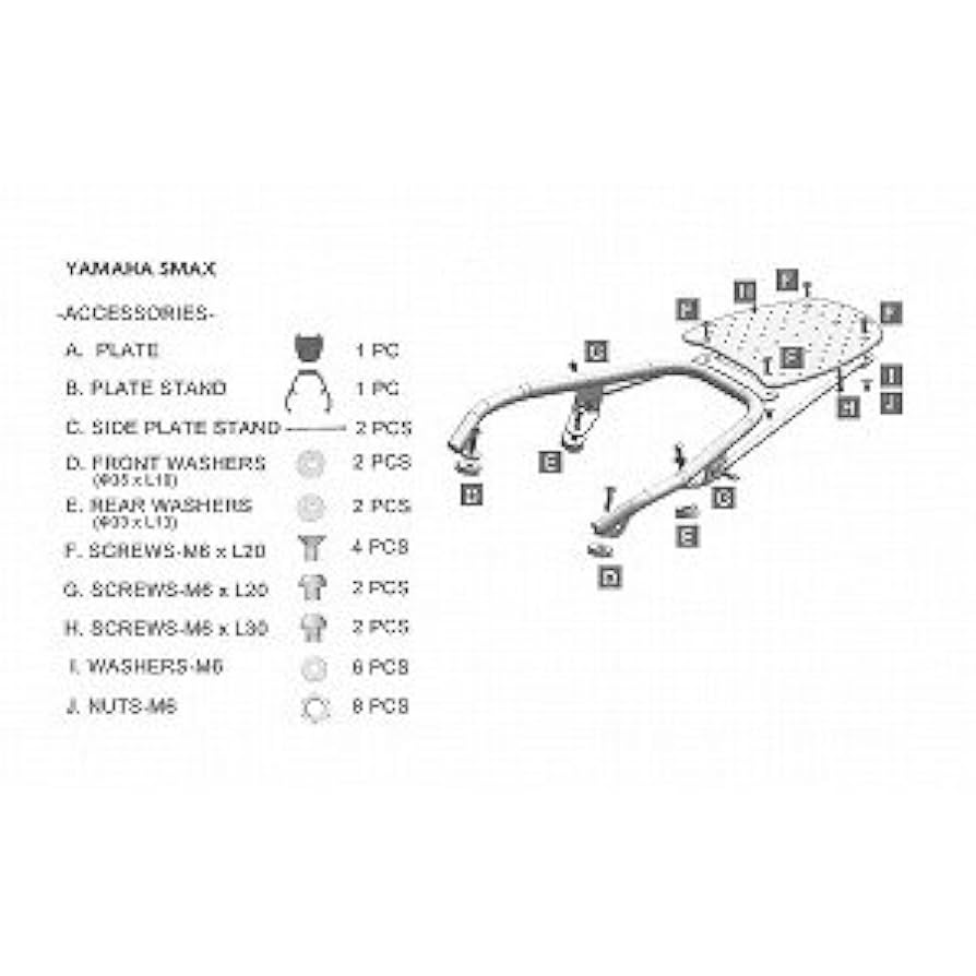 (しんくま)【美品】KN企画マジェスティS 用リアキャリアSG28J Amazon | KN企画 マジェスティS マジェスティーS SMAX リア