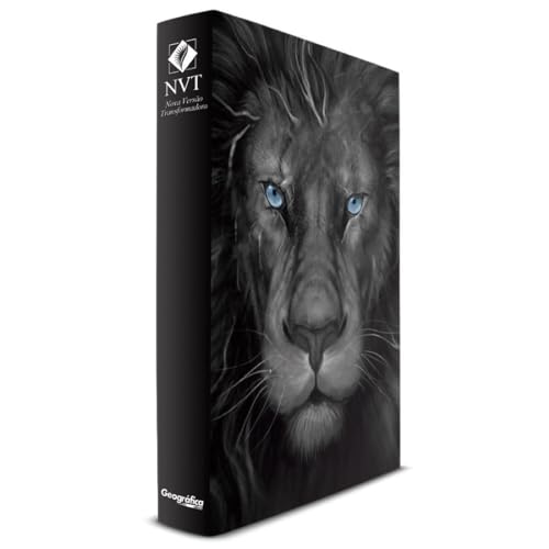 Bíblia do leão grafite – Capa dura – NVT – Book7: