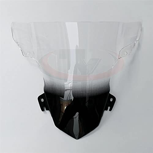ProRacer Cupula parabrisa Pantalla Cristal Doble Burbuja para BMẂ S1000RR 2015-2018 (Transparente) Cover