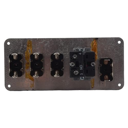 Commutateur d'allumage de voiture 12V avec bouton poussoir de démarrage et 3 interrupteurs à bascule