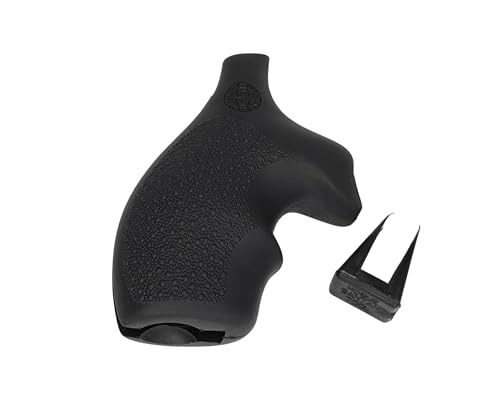 Hogue OverMolded Nylon Grip for S&W J-Frame Round Butt, Black - 60100