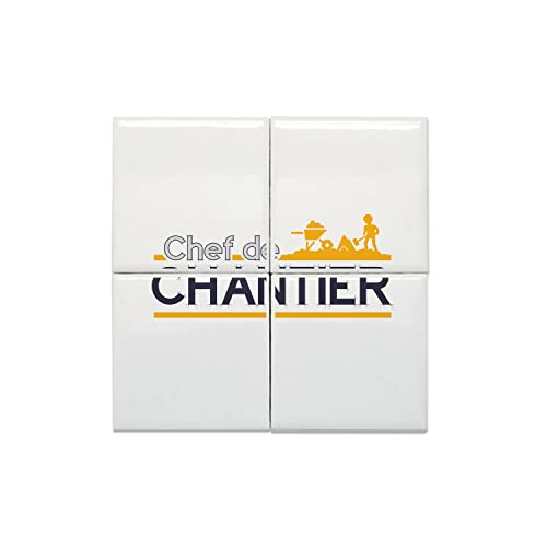 Carreaux céramique décoratifs 40x40 cm haute qualité avec illustration métier d'avenir enfant