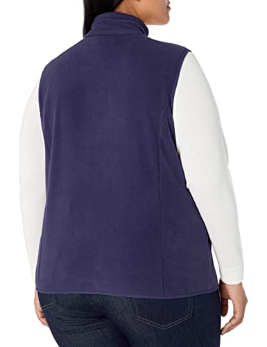 Amazon Essentials Women's Classic-Fit Sleeveless Polar Soft Fleece Vest (Available In Plus Size), Navy, X-Large #TOP4