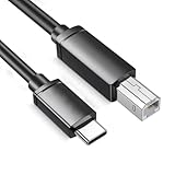 YiQinzcxg Geben C Auf USB2.0 Portdruckkabel 0 5 Mm Drahtdurchmesser Schnelldatei Druckleitungen Einfacher Anschluss Für Faxmaschine