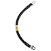 12" Black AWG 2/0 Battery Interconnect Copper Cable 3/8" w/ Lugs Battery Banks, Off Grid, Solar Power, Backup Grid, SLA AGM Deep Cycle, Golf Cart, Emergency Systems DURABLE ASSEMBLED IN THE USA