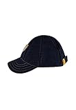 Steiff Baby-Jungen Baseballcap Jeans Kappe, Blau (Dark Blue Denim|Blue 0012), 55
