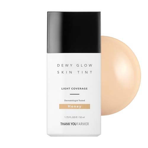 THANK YOU FARMER Dewy Glow Skin Tint, Long-Lasting Tinted Moistur...