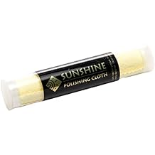 Sunshine Polishing Cloth for Sterling Silver, Gold, Brass and Copper Metal; Packaged in a Tube Quantity 1