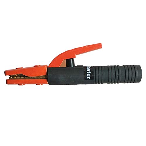Welding Electrode Holder American Design 300A/500A/800A for option Shock-Proof Grooved Jaw Heavy Duty Electrode Clamp (500A(Orange))