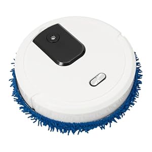 Wischmaschine,Nass-Trockenw... Elektrisch mit Automatisch Reinigungsmodus,für Schlafzimmer, Wohnzimmer, Salons, Arbeitszimmer (Weiß)