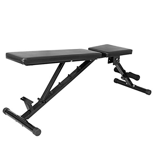 F2C Adjustable Weight Bench Foldable Utility Bench Incline Decline Multifunction Strength Training Full Body Home Gym Fitness Workout Exercise