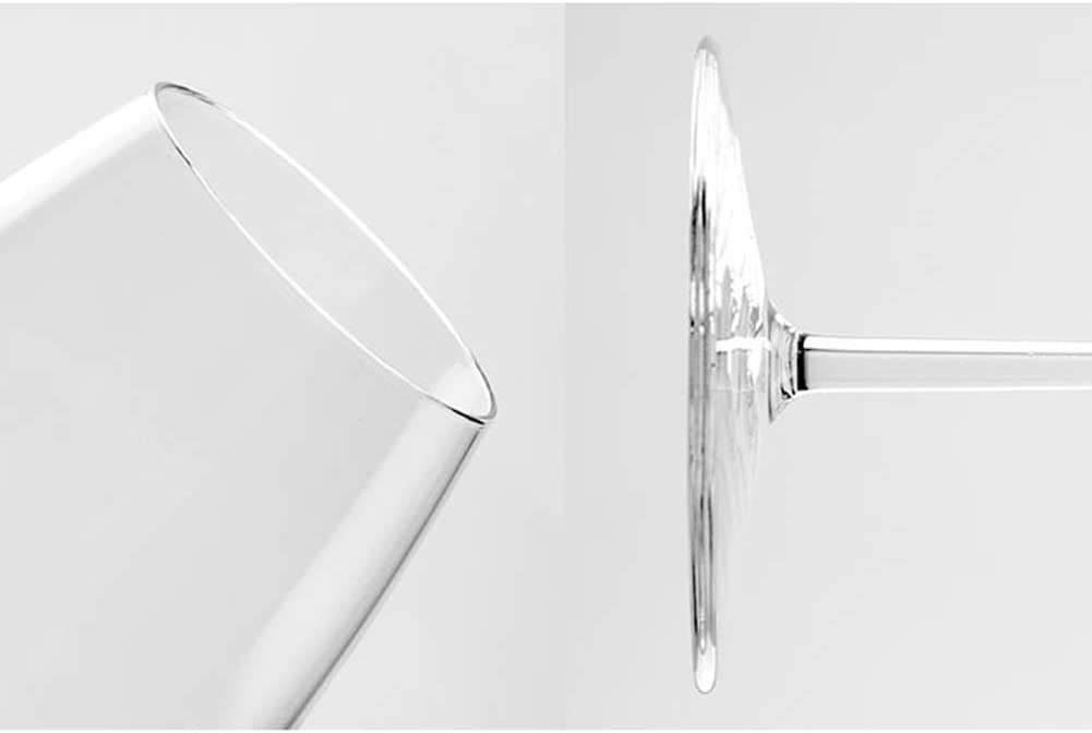 QUNINE Copas de Vino de Tallo Largo para Vino Tinto y Blanco, Copas de Vino Transparentes cristalinas sin Plomo sopladas a Mano de 14,5 oz para degustación de vinos y Bodas