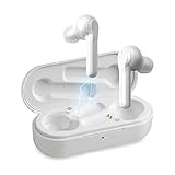 Hearing Amplifier Earbuds - Rechargeable, Wireless Bluetooth Audio and Personal Sound Enhancement Device Aids for Adults Seniors with Noise Canceling, Feedback Reduction and Portable Charging Case