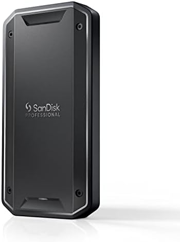 SANDISK Professional 4TB PRO-G40 SSD - Up to 3000MB/s, Thunderbolt 3 (40Gbps), USB-C (10Gbps), IP68 dust/Water Resistance, External Solid State Drive - SDPS31H-004T-GBCND