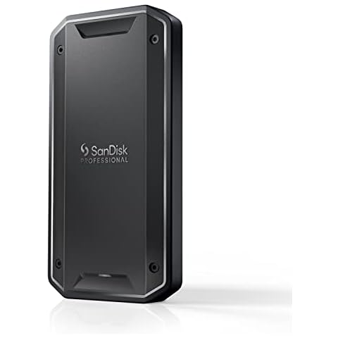 SanDisk Professional 1TB PRO-G40 SSD up to 2700MB/s, External Solid State Drive, Thunderbolt 3 (40Gbps), USB-C (10Gbps) Ultra-rugged IP68 dust/water resistance Cover