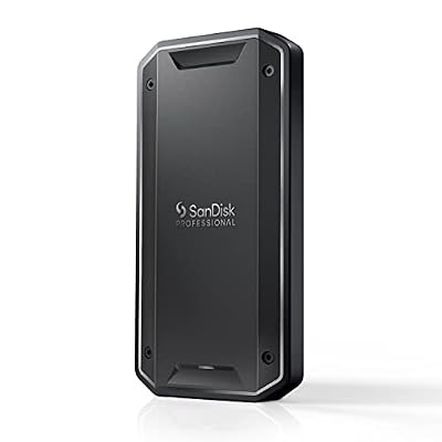 SANDISK Professional 4TB PRO-G40 SSD - Up to 3000MB/s, Thunderbolt 3 (40Gbps), USB-C (10Gbps), IP68 dust/Water Resistance, External Solid State Drive - SDPS31H-004T-GBCND