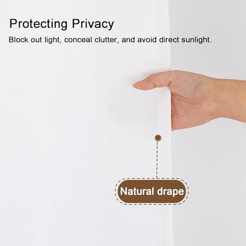 Cortinas de algodón y lino para armarios de cocina: orden y limpieza 5