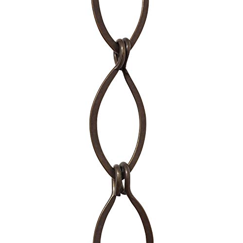 Image of RCH Hardware CH-04-BRZ-3 Brass Chandelier Chain, Bronze (3 Feet)