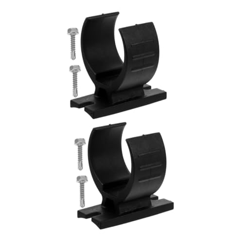 HOODANCOS Kit Staffe Supporto Spina Rimorchio 2 Pezzi, Accessori Per Camper e Caravan, Fissatore Connettore 6/7 Poli Resistente, Installazione Semplice Per Traino Stabile e Sicuro