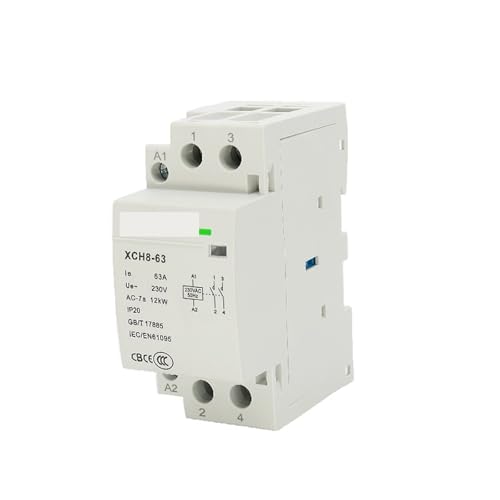 Contacteur modulaire 2P interrupteur de commande 220V rail DIN 40A - 5