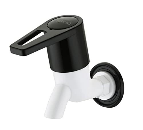 Image of MONIT Plastic Water Tap /Pillar Cocke for Wash Basin /Plastic Piller Bib Cock /S Tsink /Bathroom Bibcock (Eco Bib Cock)