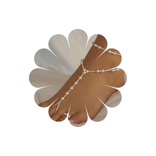 Cybche Boho Perla A Piedi Nudi Sandalo Anello Di...