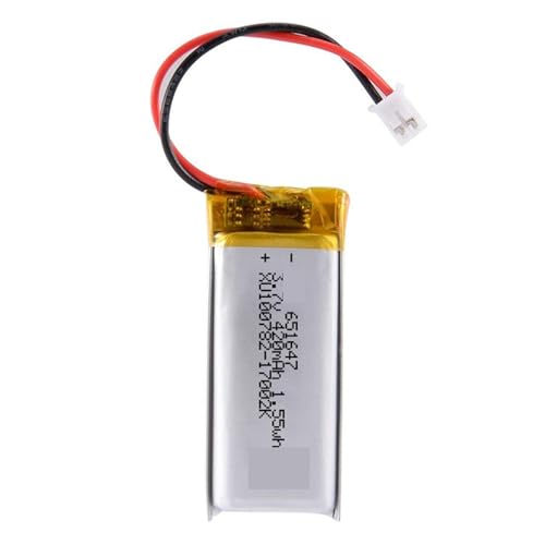 Batería 651647 3,7V 420 mAh para revivir tus auriculares inalámbricos y pequeños juguetes