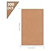 300 Pcs Blank Kraft Cardss, Blank Business Cards Personalised Brown, Blank Flash Cards Brown Card, for School Home Office Learning Message Word Note Memory Paper Card Gift Tags(3.46x2.13 inch)