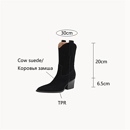 Bottes occidentales courtes en jean idéales pour vos sorties urbaines - 4
